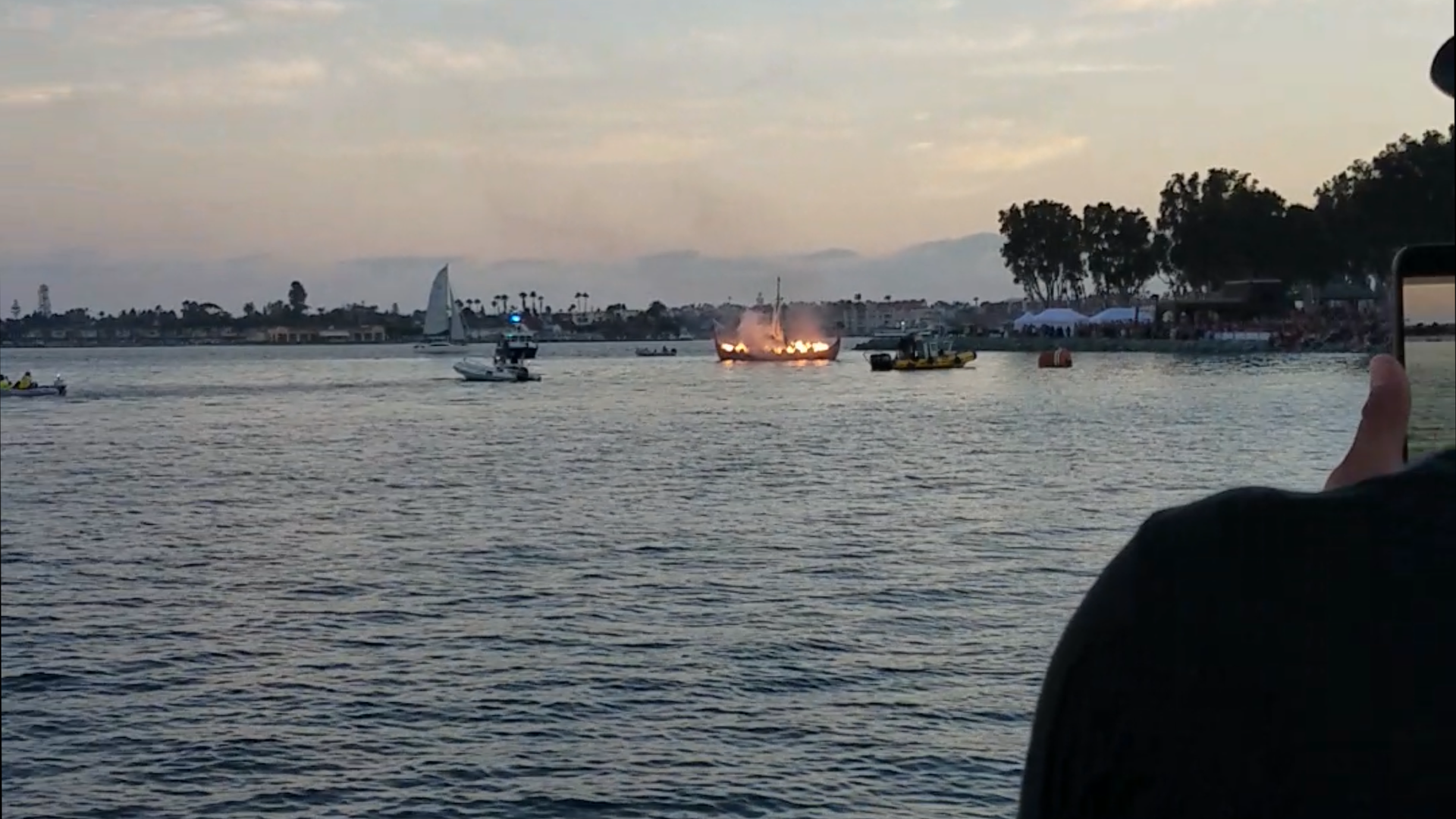 Comic-Con 2017 - Boat on Fire 1