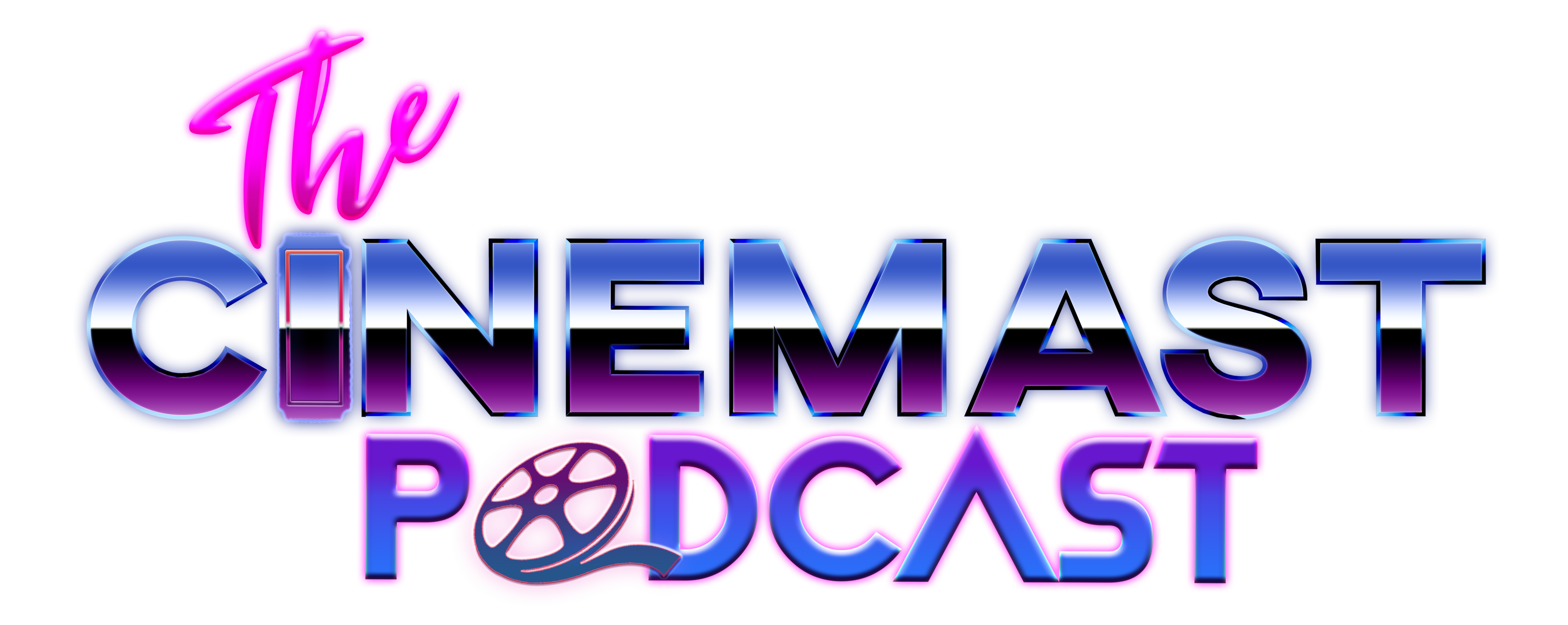 The Cinemast Podcast Logo (Transparent)